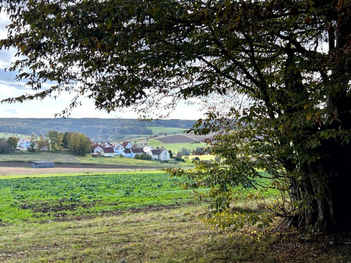 Ferienwohnung Im Usseltal - Monheimer Alb - Altmuehltal - Familie Geyer - Daiting Monheim  Exteriör bild